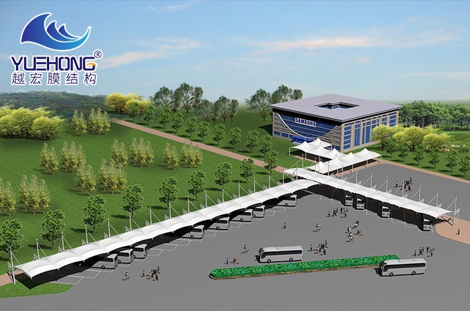 膜結構汽車棚
