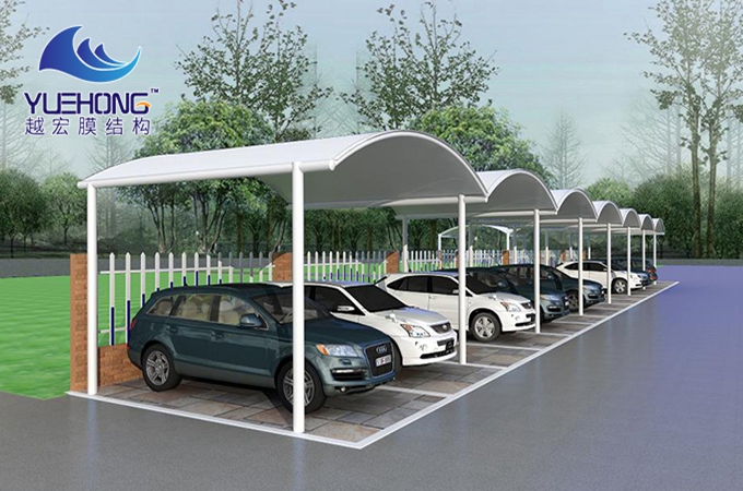 膜結構車棚