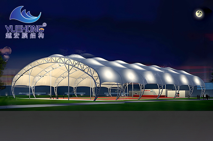 籃球場膜結構頂棚