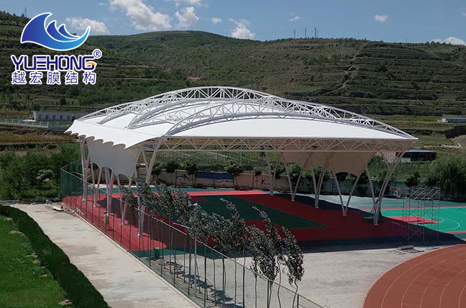 籃球場膜結構頂棚