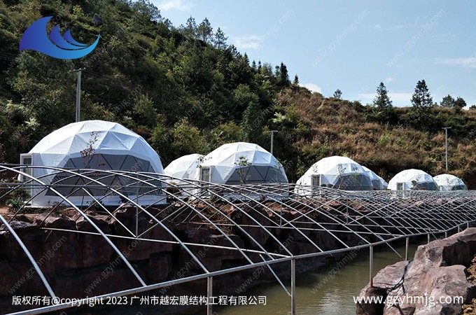 球形帳篷酒店視頻